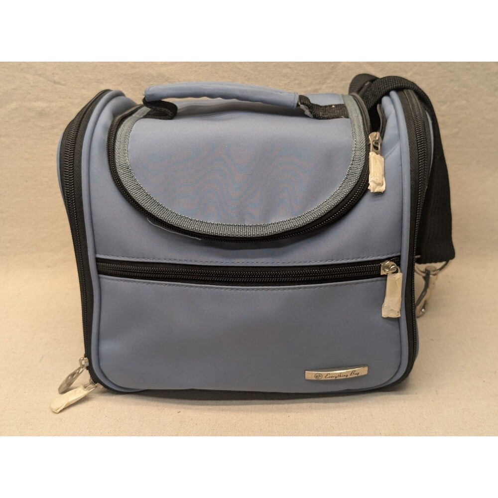 Heavy Duty Travel Bag For Makeup Toiletries Or Camera, Blue Everything Carry On